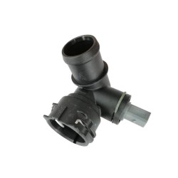 Coolant flange lower with temperature sensor VW Audi Seat Skoda