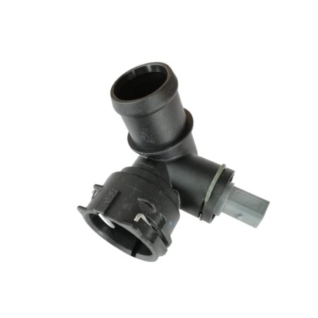 Coolant flange lower with temperature sensor VW Audi Seat Skoda