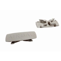 Interior pillar trim with emblem Airbag