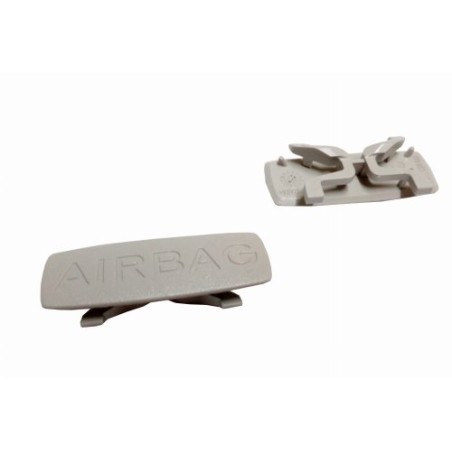 Interior pillar trim with emblem Airbag