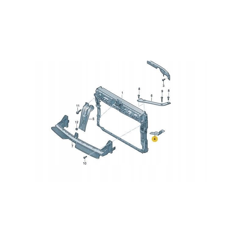 Bracket holder for the left side front lamp | VW Caddy V Tiguan Allspace Tarraco