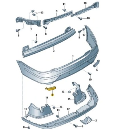 Rear right reflector Seat Leon Ibiza Cordoba Cupra R
