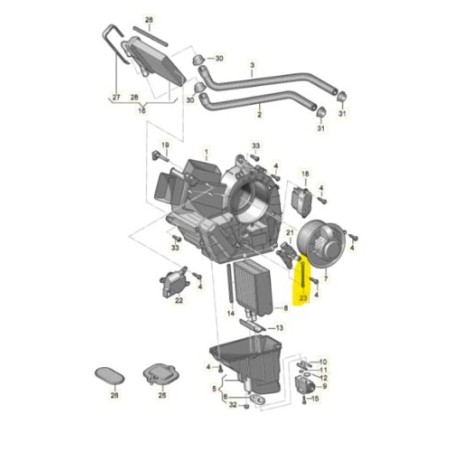 Temperature control shutter lever  VW T5 T6 Sharna Seat Alhambra