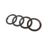 Front grill emblem badge black Audi Q7 FL 12/2023-