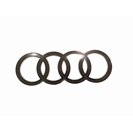 Rear emblem tailgate badge stiker Audi ring black AUDI Q7 FL 12/2023-