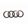 Rear emblem tailgate badge stiker Audi ring black AUDI Q7 FL 12/2023-