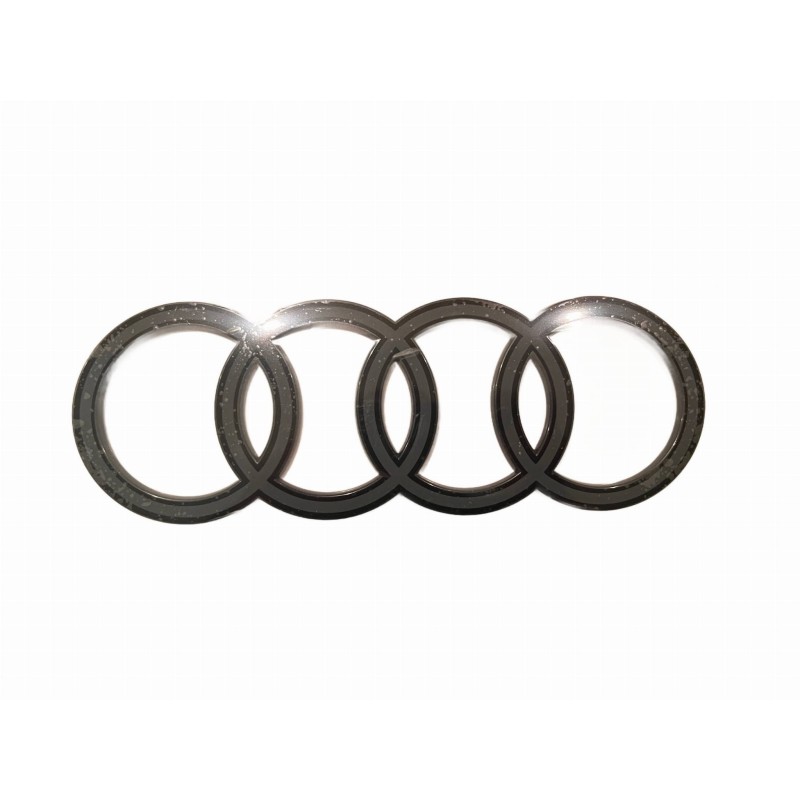 Rear emblem tailgate badge stiker Audi ring black AUDI Q7 FL 12/2023-