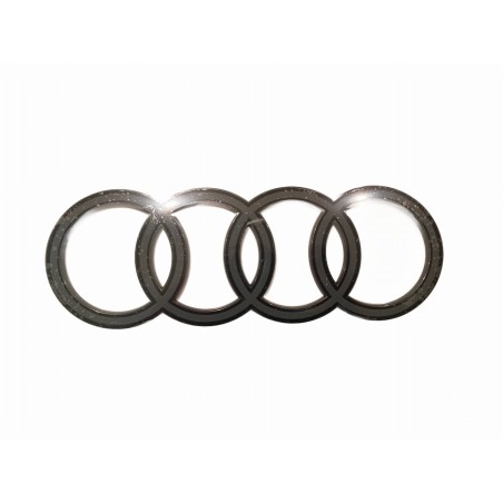 Rear emblem tailgate badge stiker Audi ring black AUDI Q7 FL 12/2023-