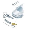 Front bumper left grille VW Golf 8 VIII 2020-2024