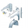 Front fender RIGHT mounting bracket VW Polo VI 2018-