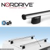 NORDRIVE KARGO PLUS Barres de toit 2-Barres pour FORD TRANSIT COURIER (2023+) TR16KP59001