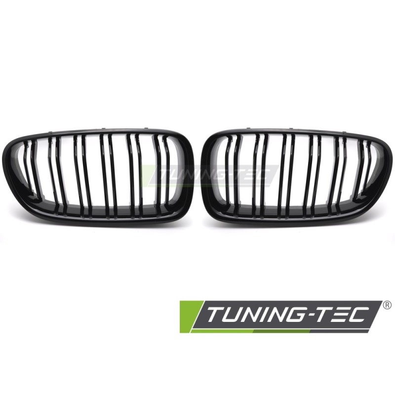 GRILLE SPORT GLOSSY BLACK DOUBLE BAR fits BMW F10 / F11 10-16