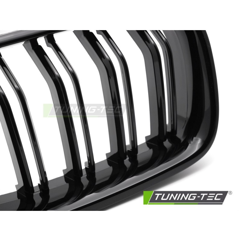 GRILLE SPORT GLOSSY BLACK DOUBLE BAR fits BMW F10 / F11 10-16