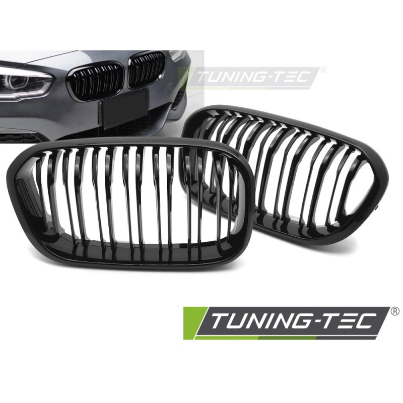 GRILLE SPORT GLOSSY BLACK DOUBLE BAR fits BMW F20 / F21 LCI 15-18