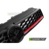 GRILLE SPORT STYLE GLOSSY BLACK with RED LINE fits VW POLO 6R 09-17