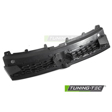 GRILLE SPORT STYLE GLOSSY BLACK with RED LINE fits VW POLO 6R 09-17