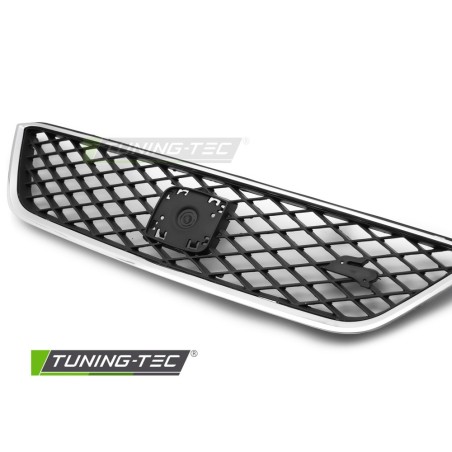GRILLE SPORT STYLE SILVER BLACK fits SEAT IBIZA 12-17