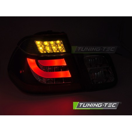 LED TAIL LIGHTS BLACK SMOKE fits BMW E46 98-01 SEDAN