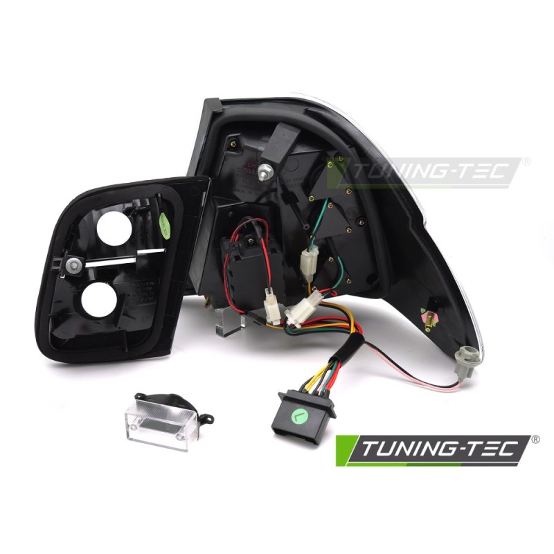 LED TAIL LIGHTS BLACK SMOKE fits BMW E46 98-01 SEDAN