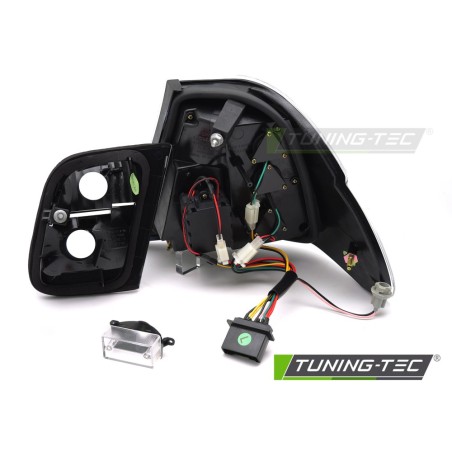 LED TAIL LIGHTS BLACK SMOKE fits BMW E46 98-01 SEDAN