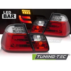 LED TAIL LIGHTS RED WHITE fits BMW E46 98-01 SEDAN