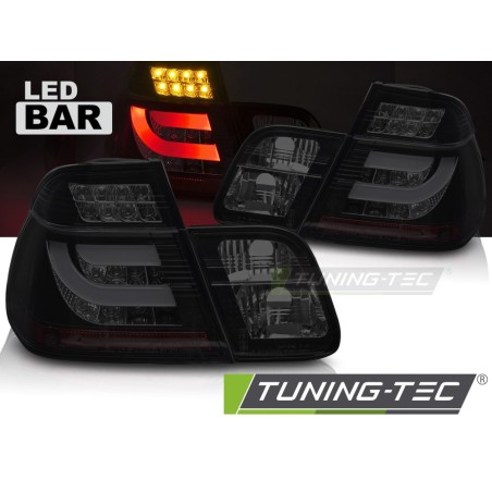 LED TAIL LIGHTS BLACK SMOKE fits BMW E46 01-05 SEDAN