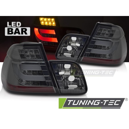 LED TAIL LIGHTS SMOKE fits BMW E46 98-01 SEDAN