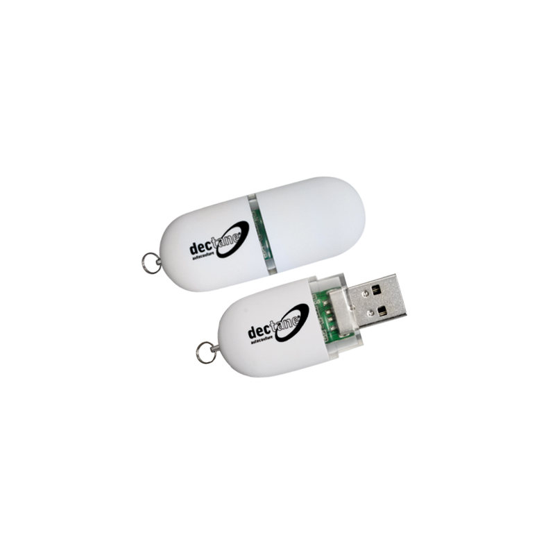 Dectane USB Stick _ 4GB _ weiß Dectane USB Stick _ 4GB _ weiß