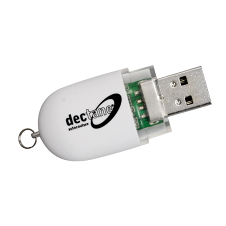 Dectane USB Stick _ 4GB _ weiß