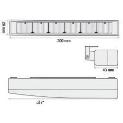 3ème feux stop LED Renault Megane/Scenic 03-09 Fumé