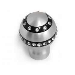 Pommeau im Cristal Style rond Noir