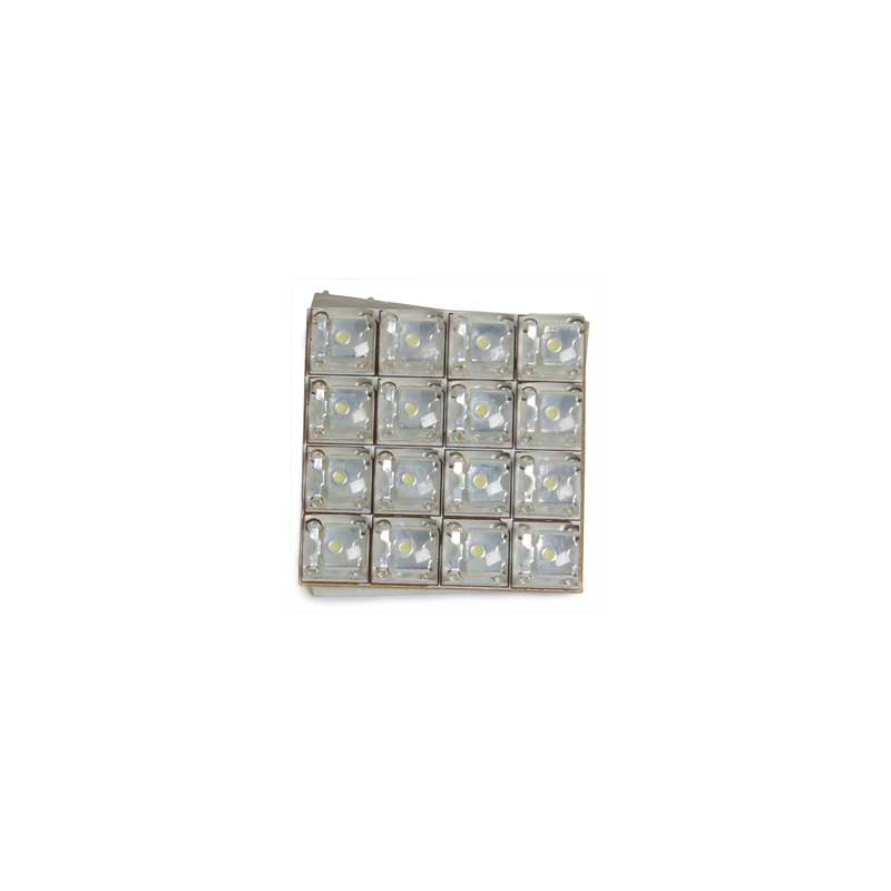 LED_Innenraumbeleuchtung mit 16 LEDs_35x35mm Blanc