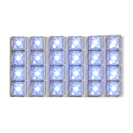 LED_Innenraumbeleuchtung mit 24 LEDs_35x60mm Blanc