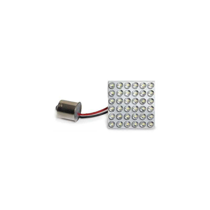 LED_Innenraumbeleuchtung mit 36 LEDs_38x38mm Blanc