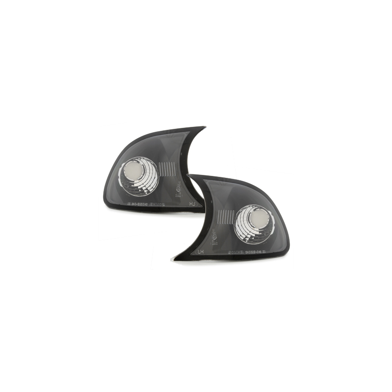 Clignotants avant BMW E46 Coupé et Cabriolet 01-03-Noir