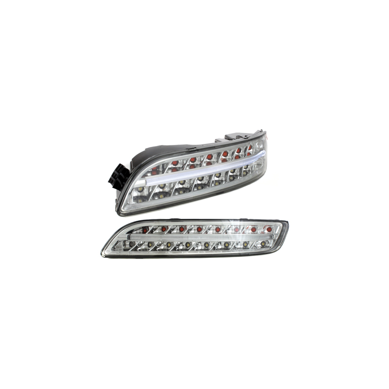 Litec Clignotants LED avant Feux de position PORSCHE 997-Chrome