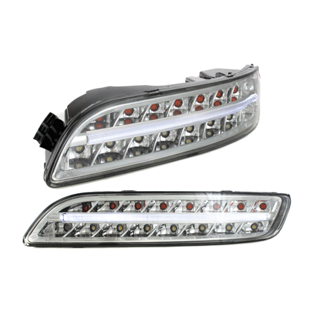 Litec Clignotants LED avant Feux de position PORSCHE 997-Chrome