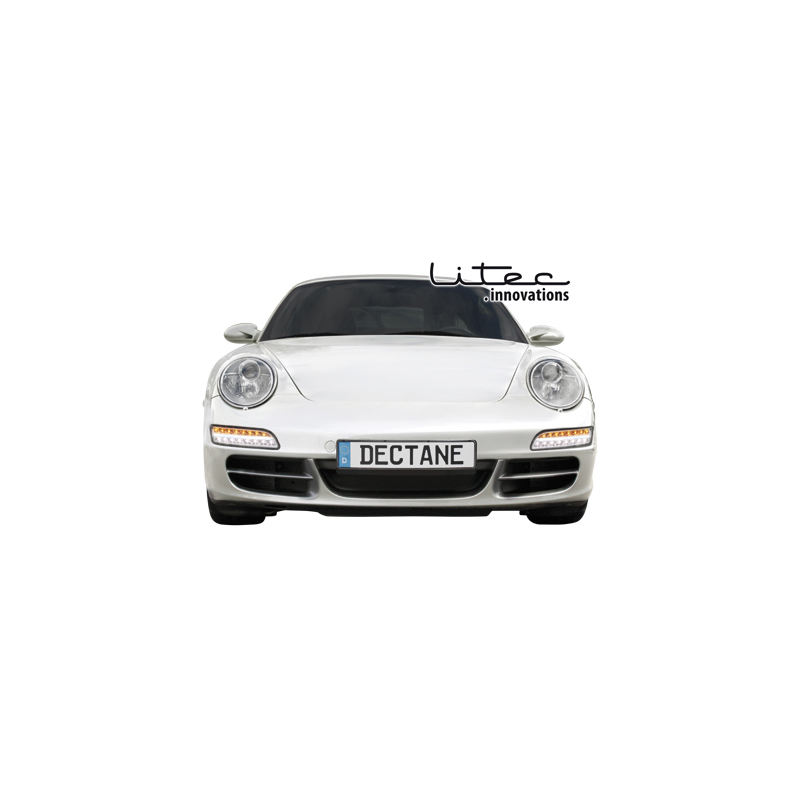 Litec Clignotants LED avant Feux de position PORSCHE 997-Chrome