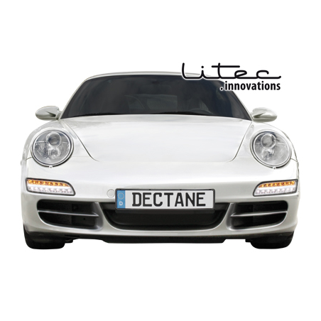 Litec Clignotants LED avant Feux de position PORSCHE 997-Chrome