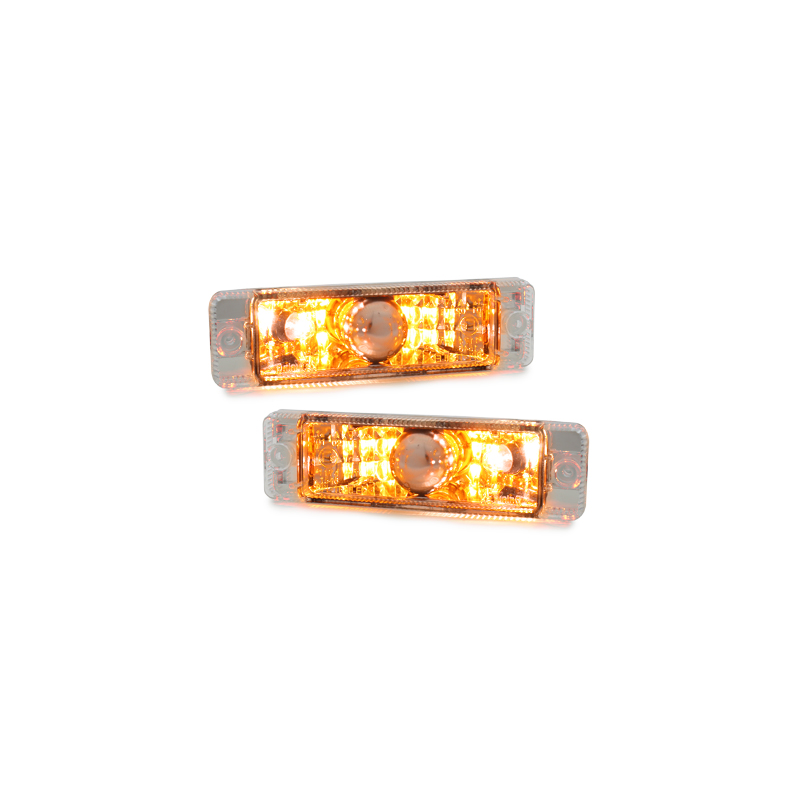 Clignotants avant VW Golf I et Cabriolet/Golf II CL Feux de position-chromé