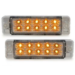 LED Frontbl. Golf I+Cab./Golf II CL/Jetta/Polo 86C-chromé