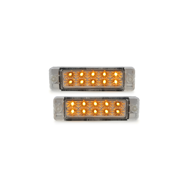 LED Frontbl. Golf I+Cab./Golf II CL/Jetta/Polo 86C-chromé