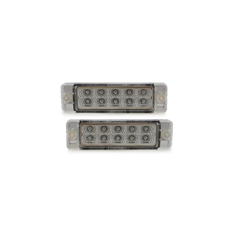 LED Frontbl. Golf I+Cab./Golf II CL/Jetta/Polo 86C-chromé