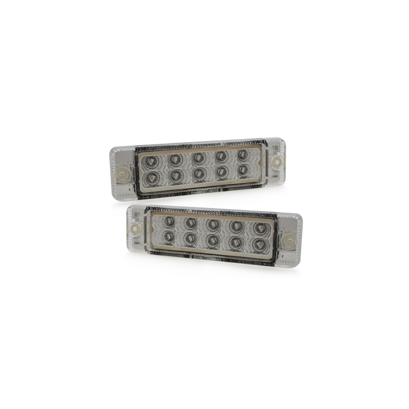 LED Frontbl. Golf I+Cab./Golf II CL/Jetta/Polo 86C-chromé