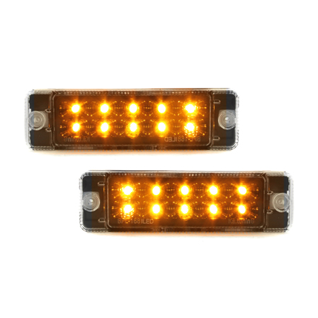 LED Frontbl. Golf I+Cab./Golf II CL/Jetta/Polo 86C-Noir