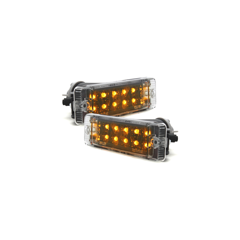 LED Frontbl. Golf I+Cab./Golf II CL/Jetta/Polo 86C-Noir