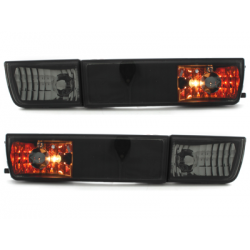 Clignotants avant VW Golf III/Vento Anti-brouillards factice Noir/Fumé