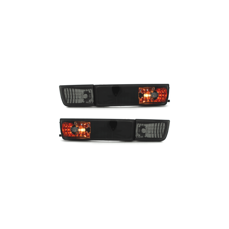 Clignotants avant VW Golf III/Vento Anti-brouillards factice Noir/Fumé