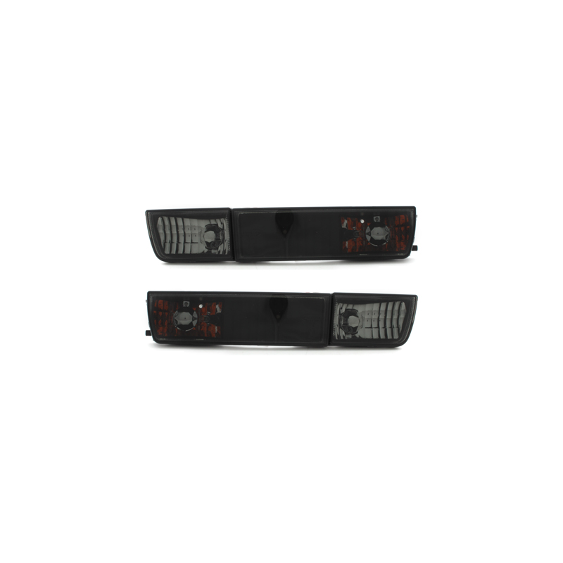 Clignotants avant VW Golf III/Vento Anti-brouillards factice Noir/Fumé