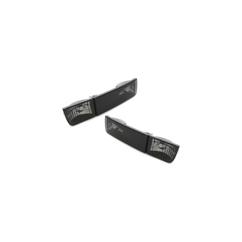 Clignotants avant VW Golf III/Vento Anti-brouillards factice Noir/Fumé